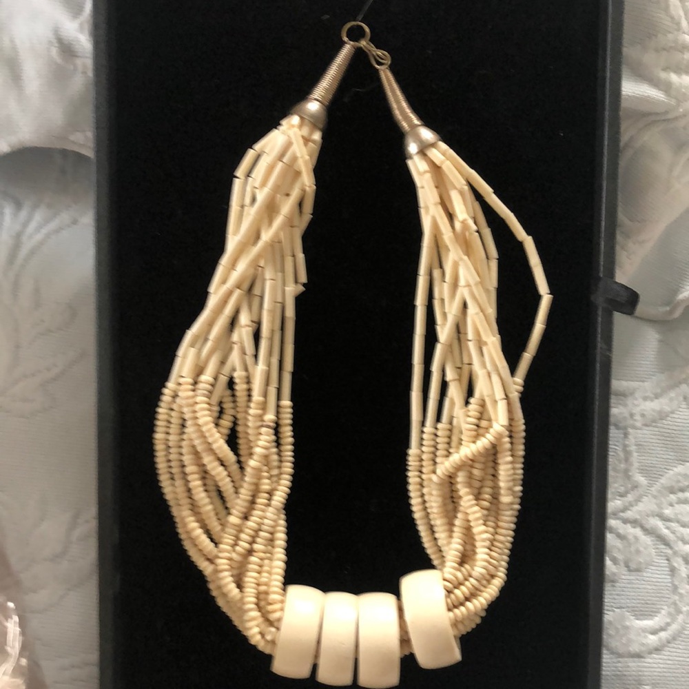 Vintage bone necklace